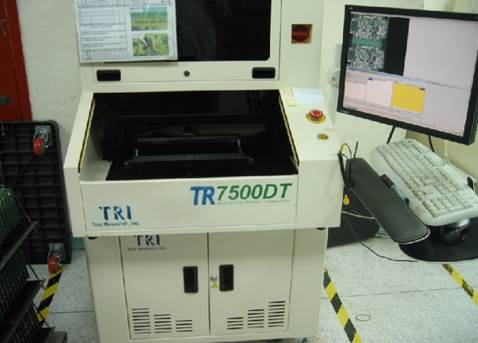 自動光學檢測 /AOI , Automated Optical Inspection TR7500DT